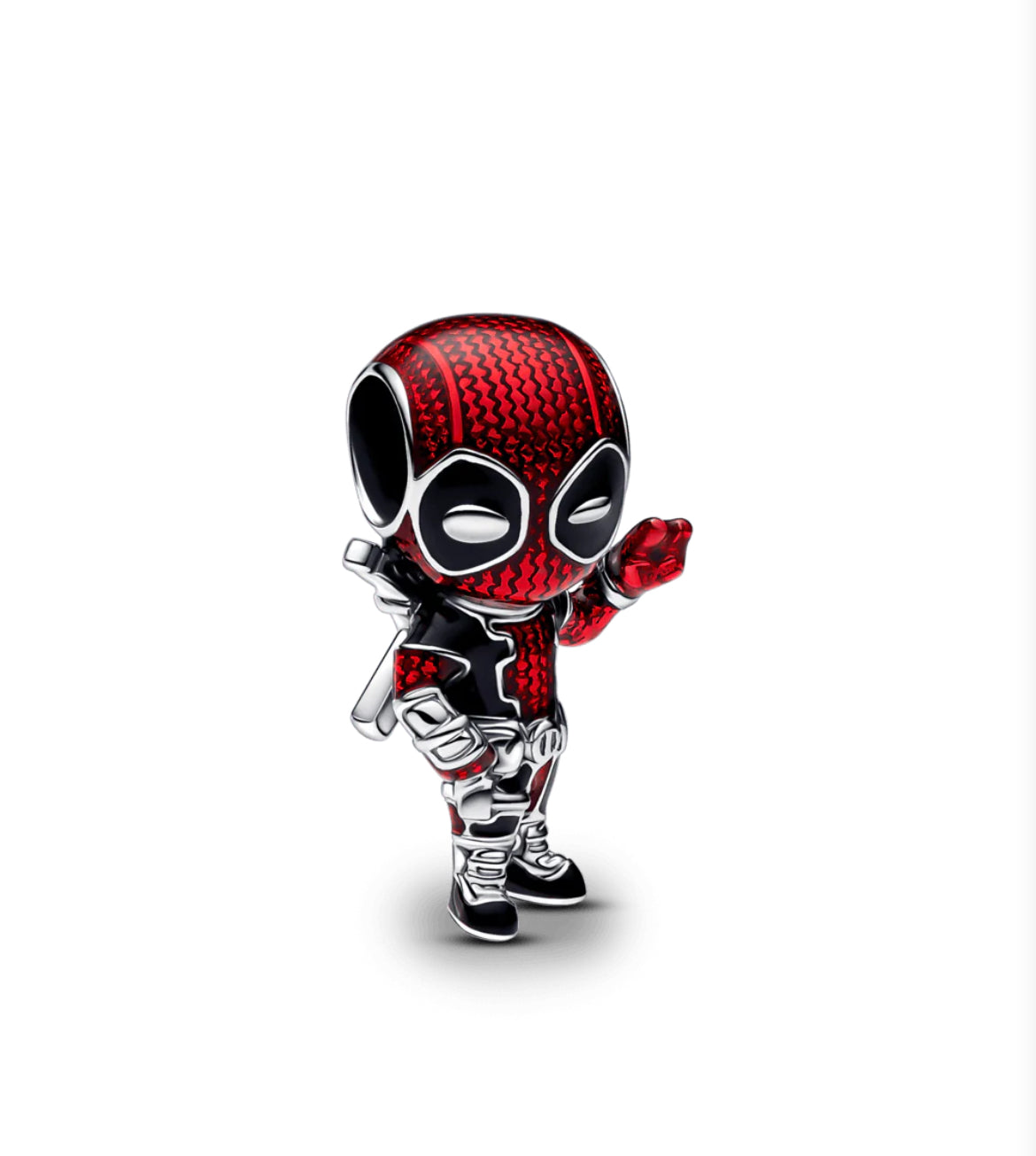 Charm Deadpool en plata 925