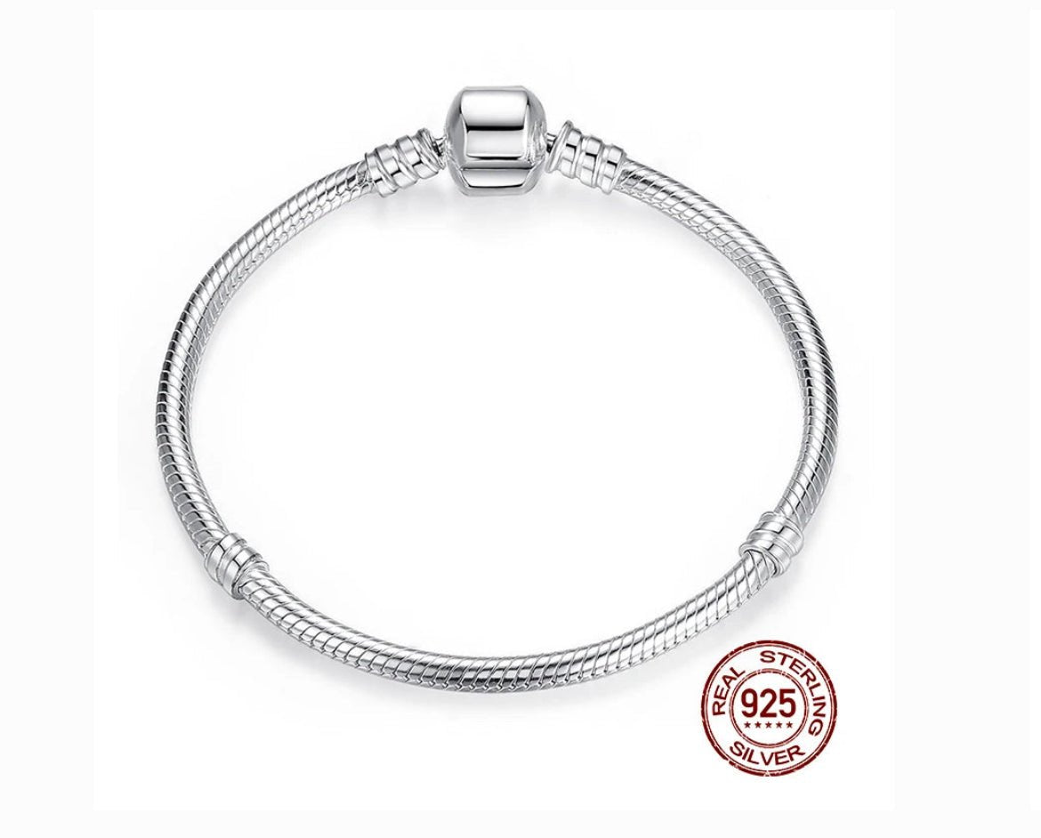 Pulsera serpiente en plata 925