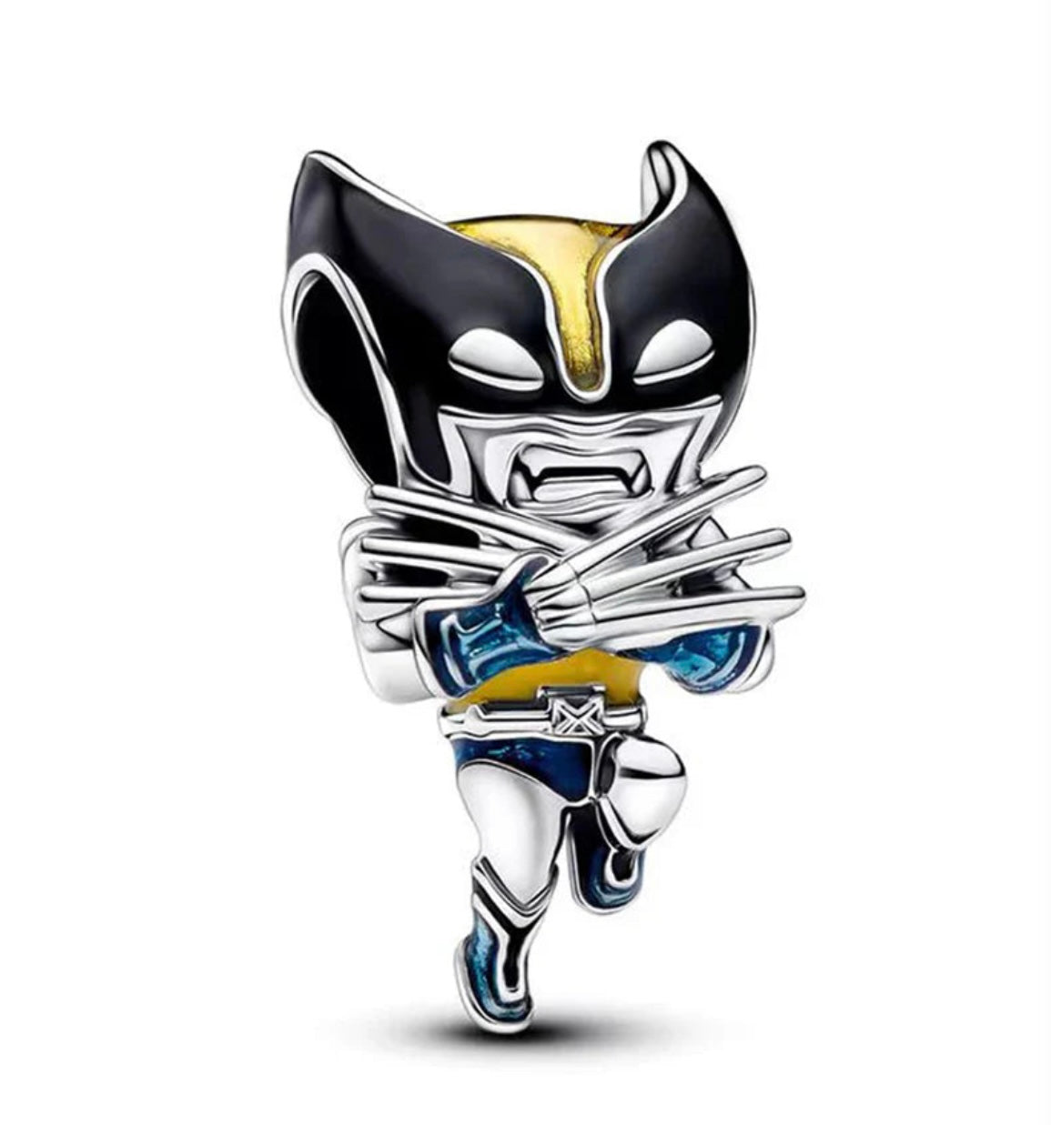 Charm Wolverine en plata 925