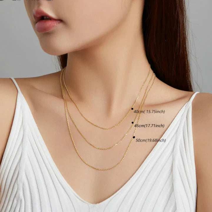 Collar cadena plata 925 by Amour