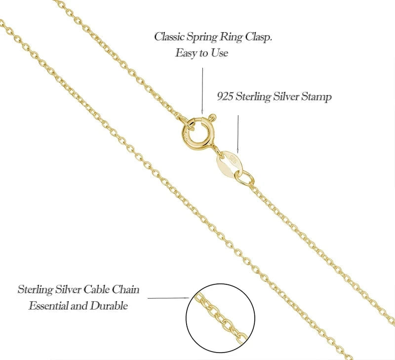 Collar cadena plata 925 by Amour