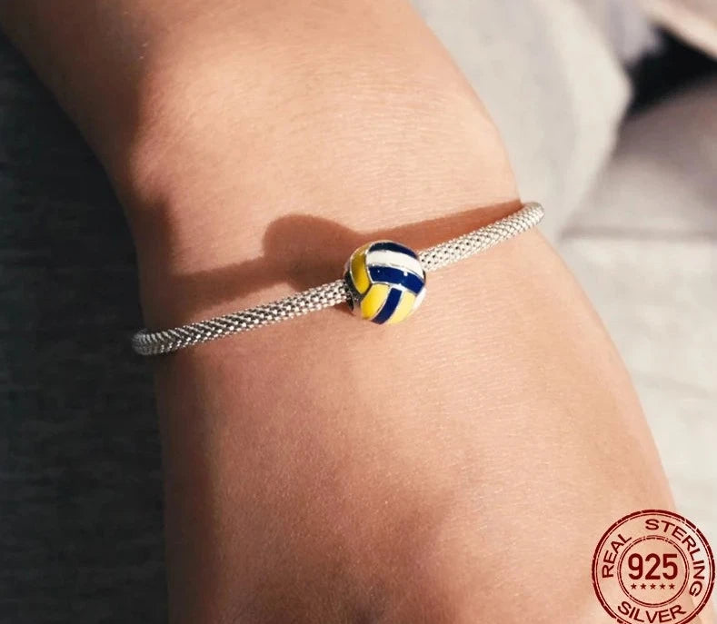 Charms pelotas deportes favoritos en plata 925s