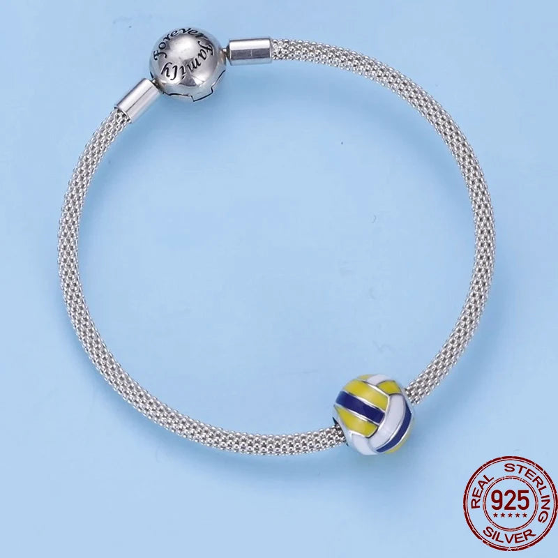Charms pelotas deportes favoritos en plata 925s