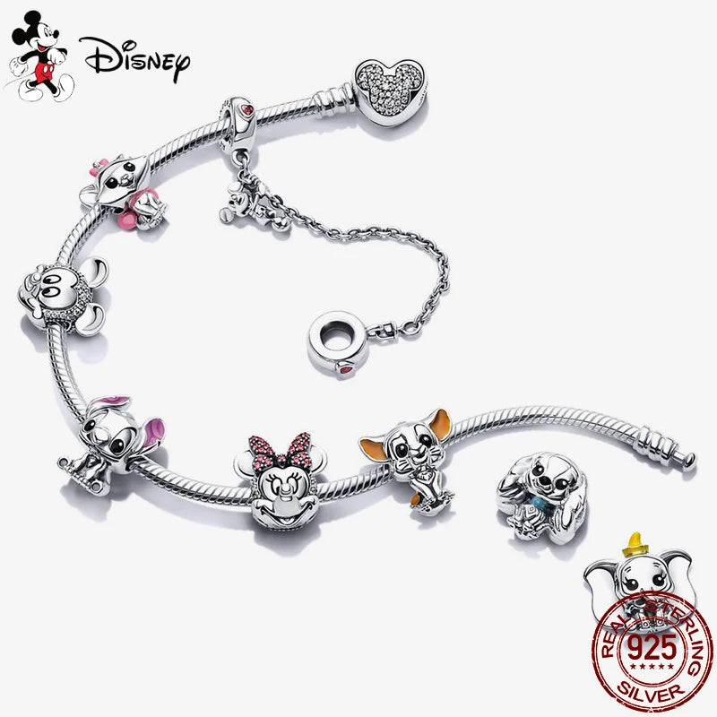 Dijes o charms princesas y personajes en plata 925s