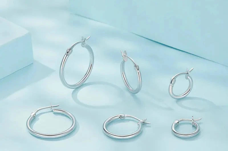 Arracadas Plata 925 ley hipoalergenicas y aros chapados en oro 14k