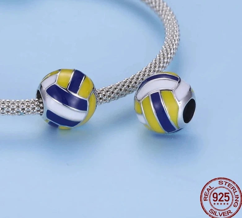 Charms pelotas deportes favoritos en plata 925s