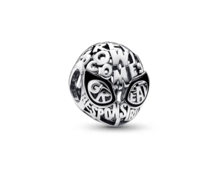 Charm Cabeza Spiderman en plata 925