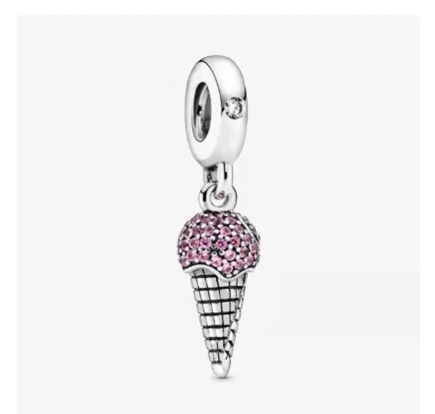 Charm Cono Circonias en plata 925