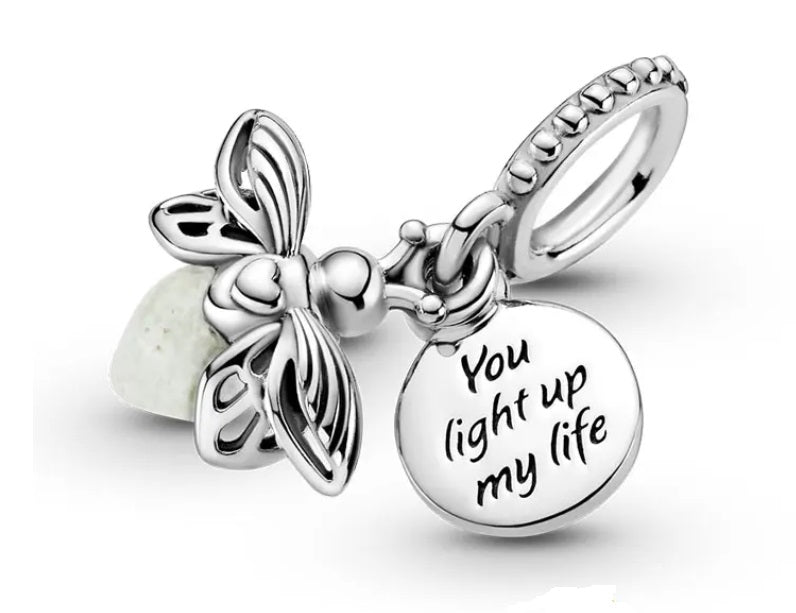 Charm Luciernaga en Plata 925
