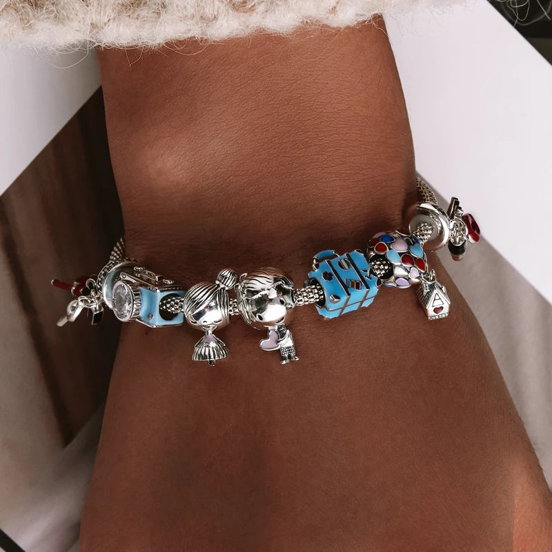 Charms o dije de niño o niña en plata 925s by Amour