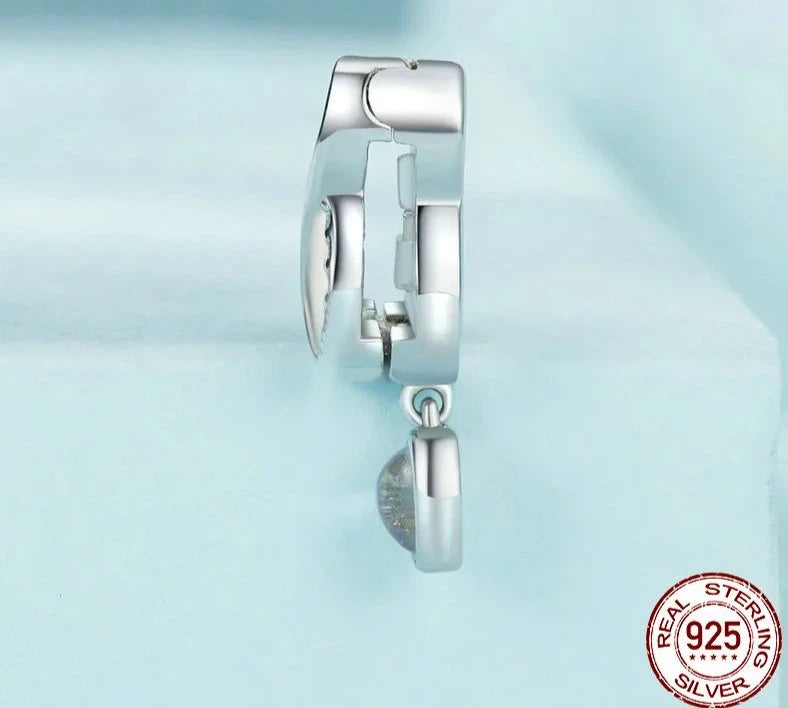 Charms Ojo Turco Circonias y plata 925s by Amour