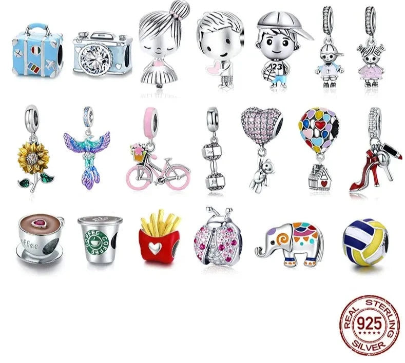 Charms o dije de niño o niña en plata 925s by Amour