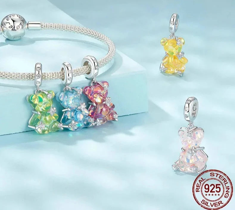 Charm de Oso  en Plata 925s by Amour